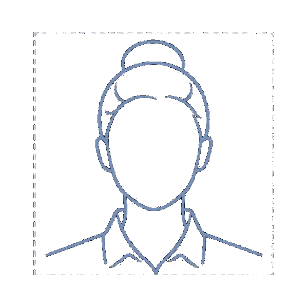 Passport photo outline on printable sheet